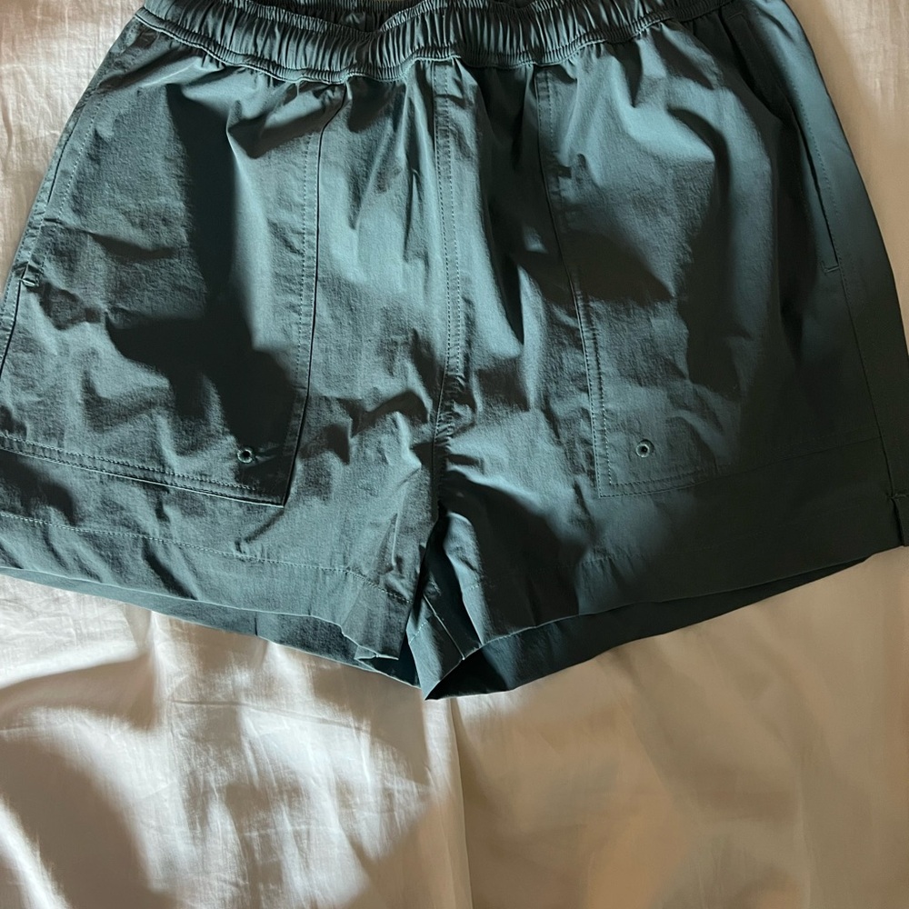 Finisterre Athletic Shorts in Teal - Picture 2 of 2